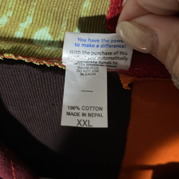 Beautiful multicolor “boho” knee length jacket - Picture 4 of 4